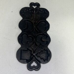 Vintage Valle Forge Cast Iron Baking Mold Various Shapes Cookie Candy Muffin